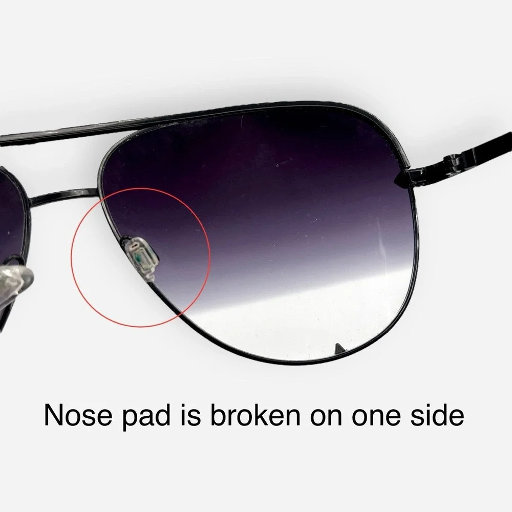 QUAY High Key Mini 1212 Sunglasses‎ Black Gray Lens Frames Only READ